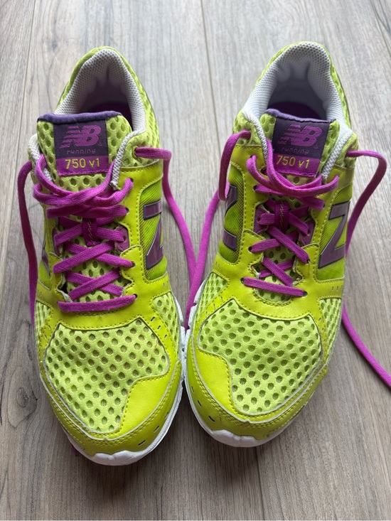 New Balance Shoes - New Balance 750 v1 Women's Neon Yellow & Magenta Athletic Shoes